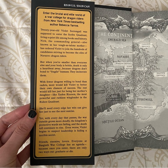 Fourth Wing Hardcover by Rebecca Yarros - Picture 5 of 5